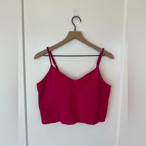 Lululemon Women's Pink Longline Sports Top